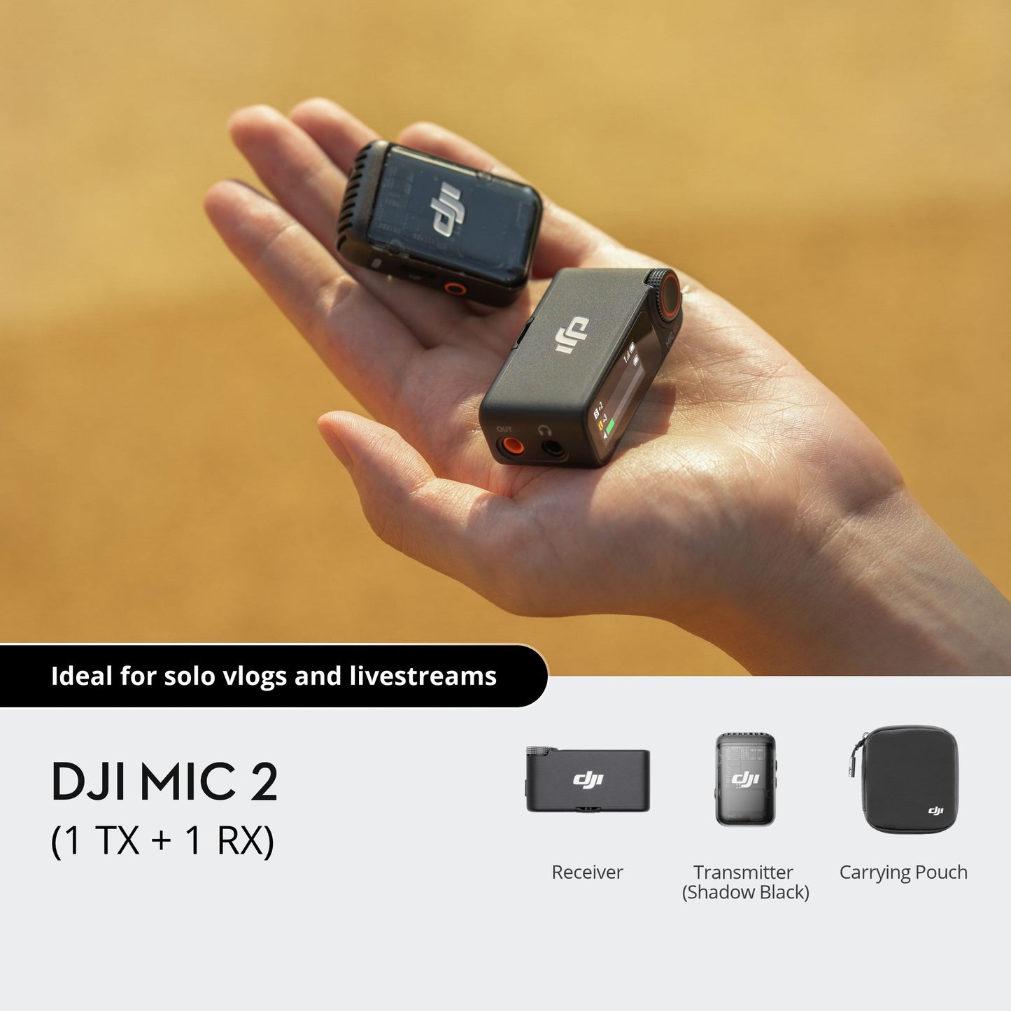 DJI Mic 2（1 TX + 1 RX） DJI Store